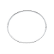 Silver Lining Zilveren bangle solid 6mm Vierkant 60mm - 45362