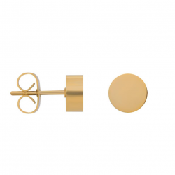 iXXXi Ear studs Abstract Circle Goudkleur 6mm - 49243