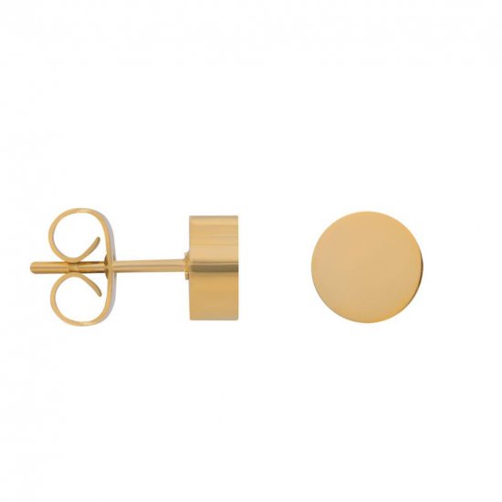 iXXXi Ear studs Abstract Circle Goudkleur 6mm - 49243