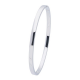 Silver Lining Zilveren bangle solid 4mm Vierkant 60mm - 45360
