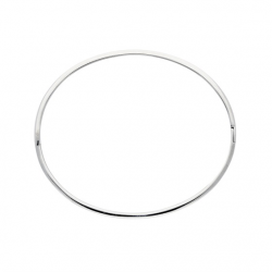 Silver Lining Zilveren bangle solid 7mm Vierkant 60mm - 45363