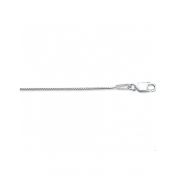 Zilveren collier slang 42cm - 45375