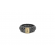 Buddha to Buddha Small Ring Black Rodium met 18 krt goud 542BRG MAAT 19 - 45453