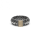 Buddha to Buddha Small Ring Black Rodium met 18 krt goud 542BRG MAAT 19 - 45453
