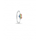 Bellini Zilveren ring regenboog hartje MAAT 15 - 45662