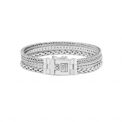 Buddha to Buddha J104-F Triple Mini Bracelet Silver MAAT 21cm - 46983