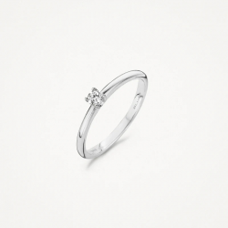 Blush Ring 1602BDI 14k Geel en Wit Goud met Diamant MAAT 17 0.1CRT - 54724