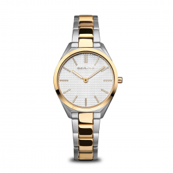 Bering Horloge Ultra Slim brushed silver/gold 31mm - 48313