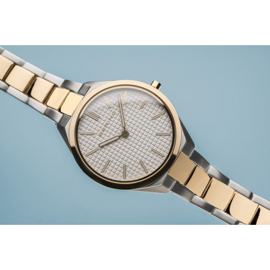 Bering Horloge Ultra Slim brushed silver/gold 31mm - 48313