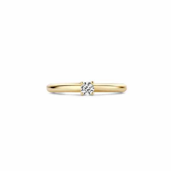 Blush Ring Geelgoud met Zirkonia 1112YZI MAAT 17 - 45819