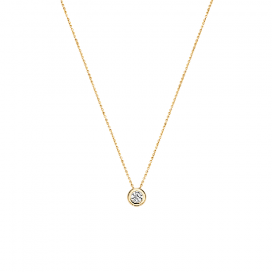 Blush Collier Geelgoud met Zirkonia 3052YZI MAAT 42cm - 45834
