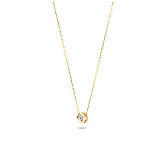 Blush Collier Geelgoud met Zirkonia 3052YZI MAAT 42cm - 45834