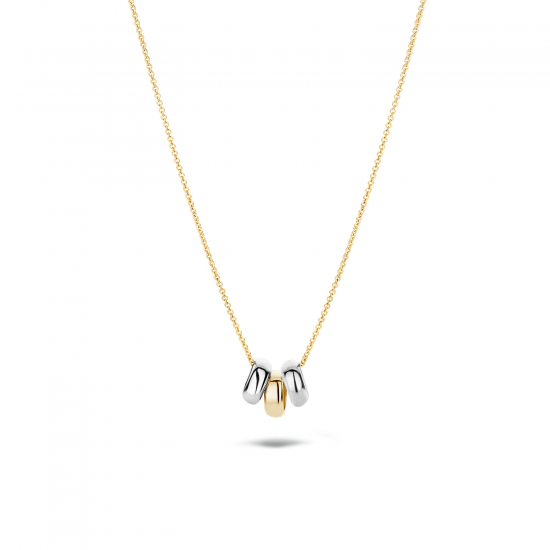 Blush Collier geelgoud met hangers Bicolor goud 3055BGO MAAT 42cm - 45835
