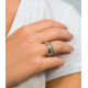 ZINZI zilveren brede cross-over ringmet zirkonia ZIR1790 - 50324