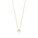 Blush Collier met hanger balkjes 1 met zirkonia Geelgoud 3122YZI MAAT 42 cm - 47816
