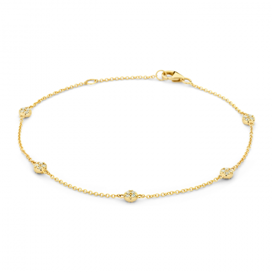 BLUSH Armband 2213YZI - 14k Geelgoud met zirkonia - 54279