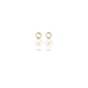 Blush Oorbedels 9046YPW  Geelgoud met Swarovski Parel - 46178