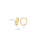 Blush Oorringen Geelgoud 7224YGO 12,5mm - 46180