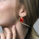 Blush Oorbedel 810RAGO Red Agate - 46181