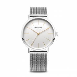 Bering Horloge Classic polished silver 36mm - 48306