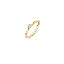 Blush ring Geelgoud met Zirkonia 1111YZI MAAT 17 - 46267