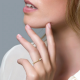Blush ring Geelgoud met Zirkonia 1111YZI MAAT 17 - 46267
