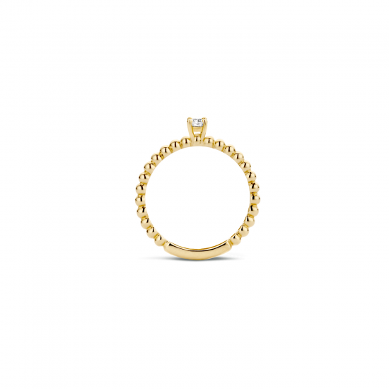 Blush ring Geelgoud met Zirkonia 1111YZI MAAT 17 - 46267