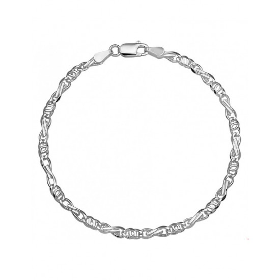 Zilveren armband valkenoog 19cm - 46340