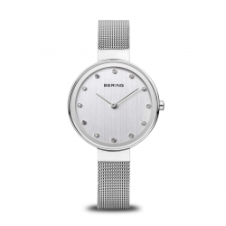 Bering Horloge Classic polished silver 34mm - 48305