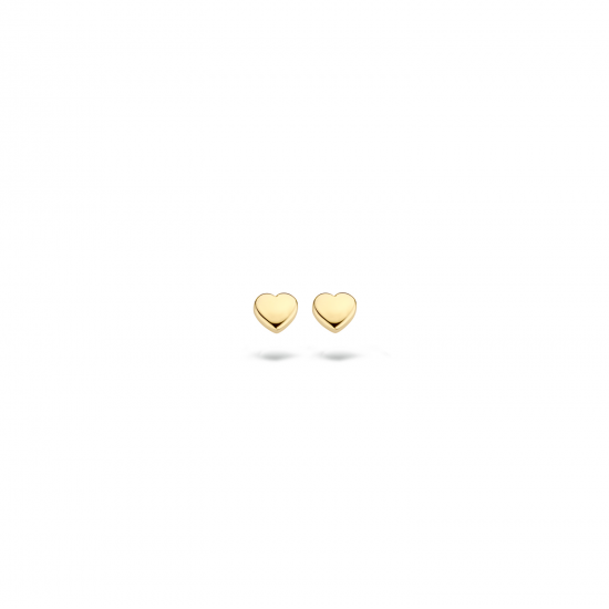 Blush Oorknoppen Geelgoud hartjes 7245YGO MAAT 3,9mm - 46423