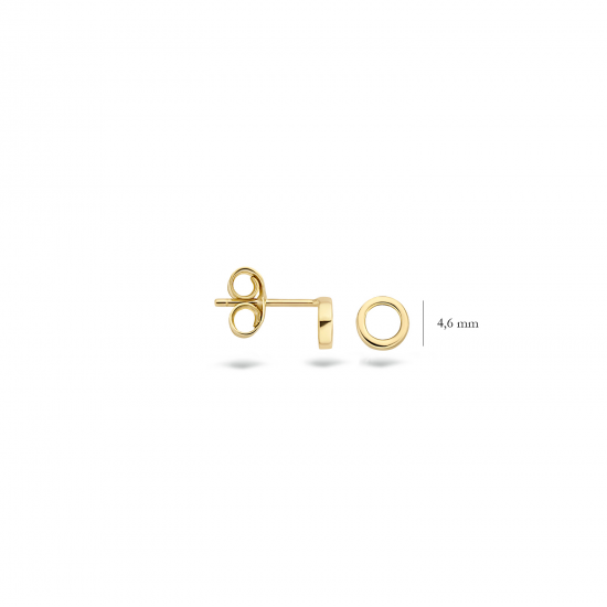 Blush Oorknoppen Geelgoud 7244YGO MAAT 4,7mm - 46424