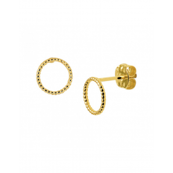 Gouden Oorknoppen rondje - 46544