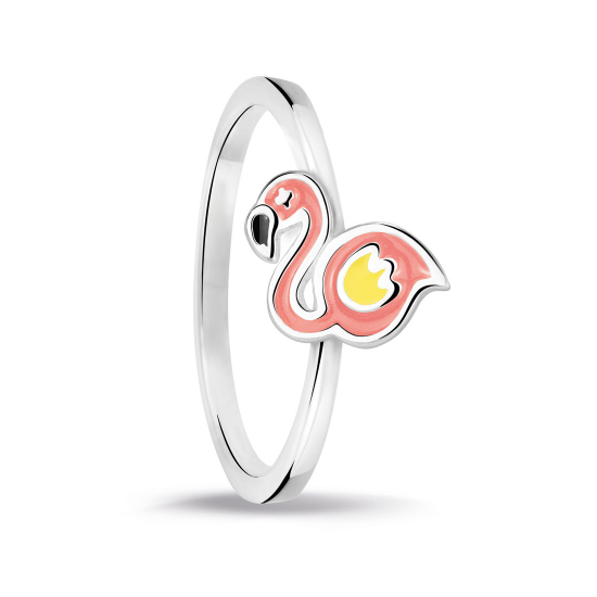 Bellini Zilveren ring flamingo MAAT 14,5 - 47832