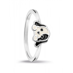 Bellini Zilveren ring hondje MAAT 14,5 - 47578