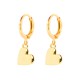 & anne Earring Heart Gold plating - 47605