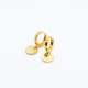 & anne Earring Shell Gold plating - 47606