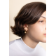 & anne Earring Shell Gold plating - 47606