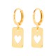 & anne Earring Special Heart Gold plating - 47608