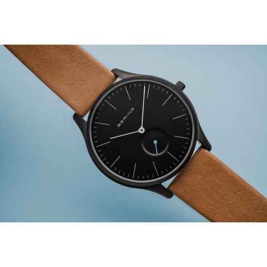 Bering Classic mat black horloge 41mm - 46648
