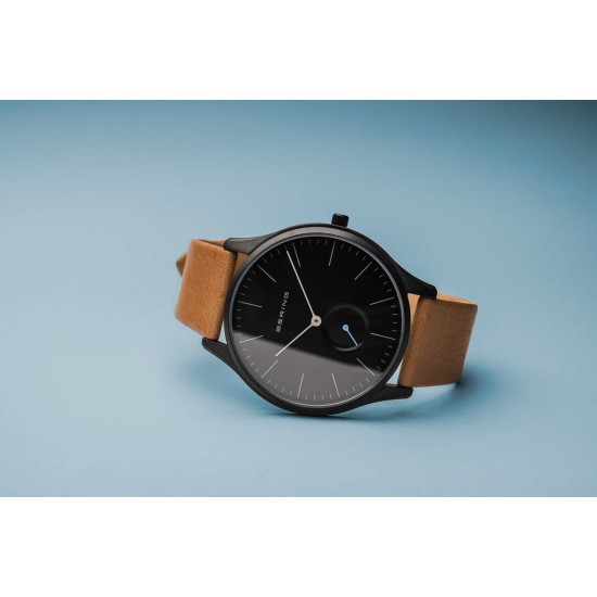 Bering Classic mat black horloge 41mm - 46648