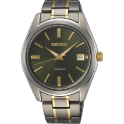 SEIKO Horloge heren horloge titanium bicolor - 48696