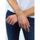 Guess Jewellery Bracelet Peony Art 18.5cm zilverkleur - 46800