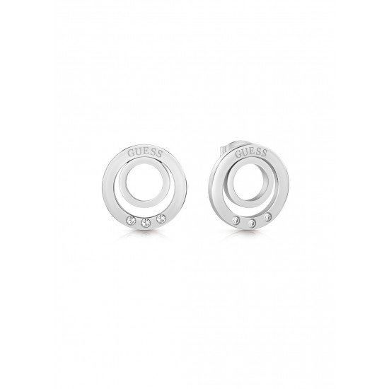 Guess Jewellery Earrings Eternal Circles zilverkleur 15mm - 46805