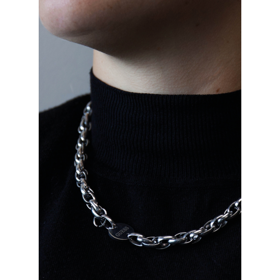 Guess Jewellery Necklace Chain Reaction 45 t/m 48cm zilverkleur - 46821