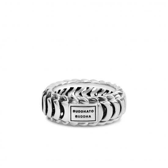 Buddha to Buddha 602-22 Lars Small Silver Ring MAAT 22 - 46861