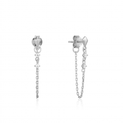ANIA HAIE Spike chain stud earrings - 46953
