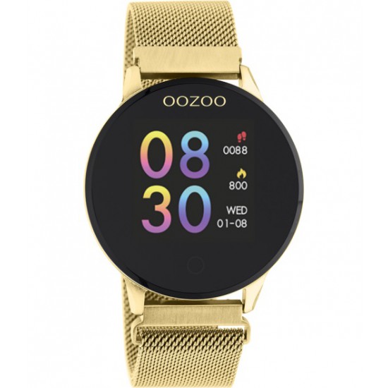 OOZOO Smartwatch 43 mm goudkleur Q00121 - 46924