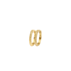 Blush Oorringen wokkel Geelgoud 7265YGO 11,7mm - 47821
