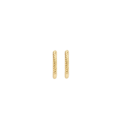Blush Oorringen wokkel Geelgoud 7265YGO 11,7mm - 47821