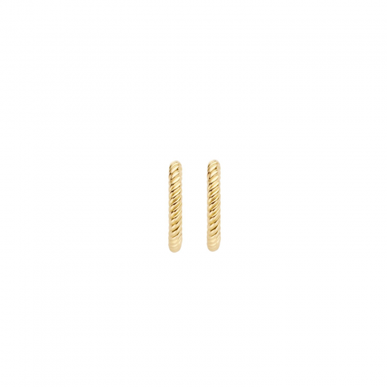 Blush Oorringen wokkel Geelgoud 7265YGO 11,7mm - 47821